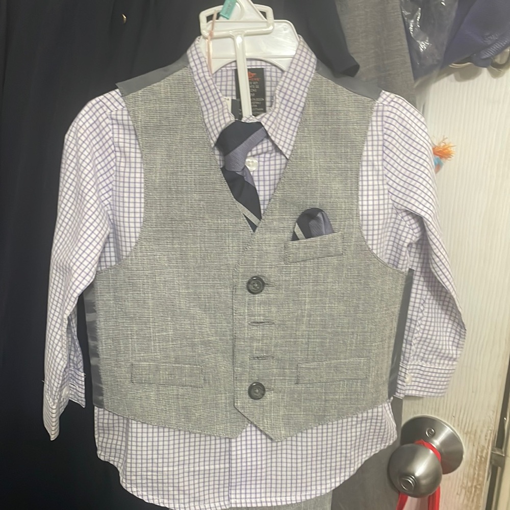 Gray and purple set.